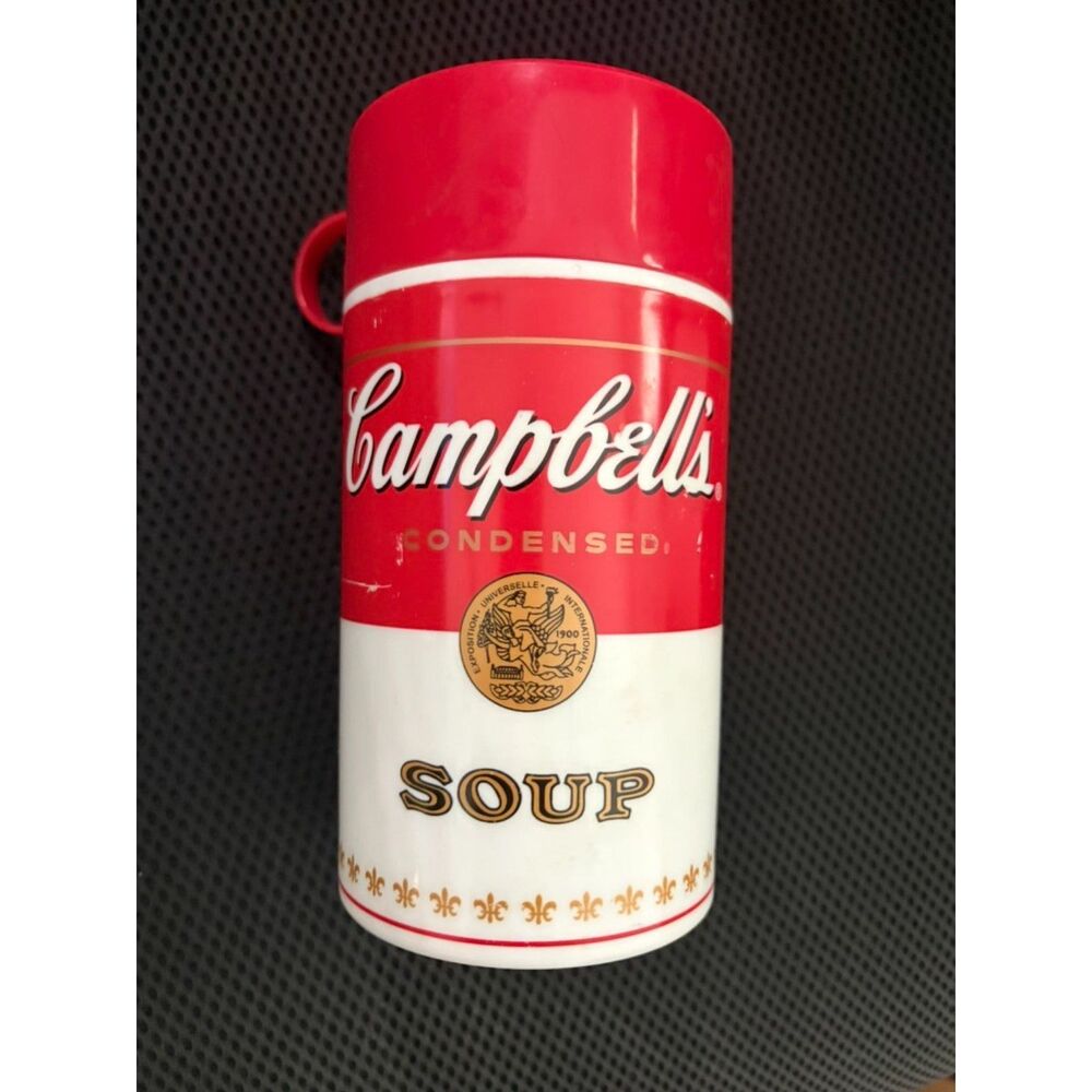 vtg campbells soup thermos